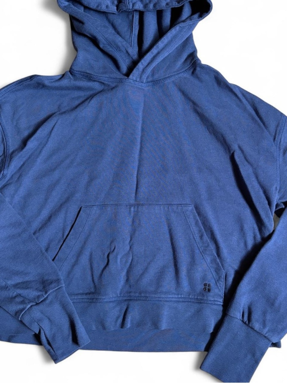 Sweaty Betty women’s size small hoodie blue in excellent condition